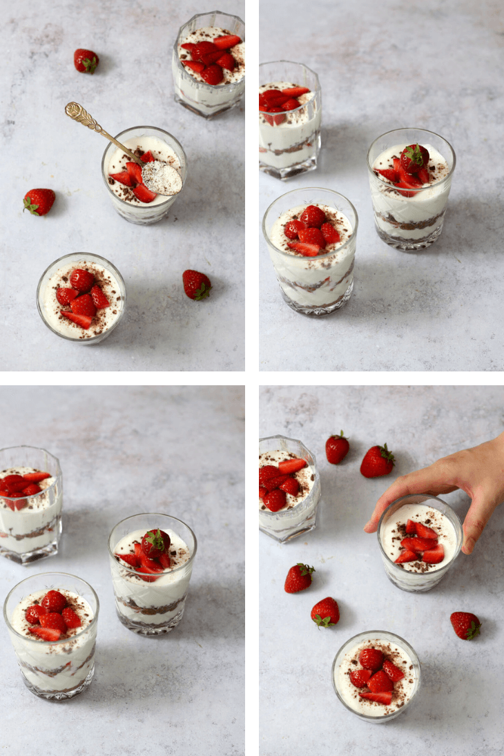 Erdbeer Dessert mit Quark und Joghurt | bäckerina.de