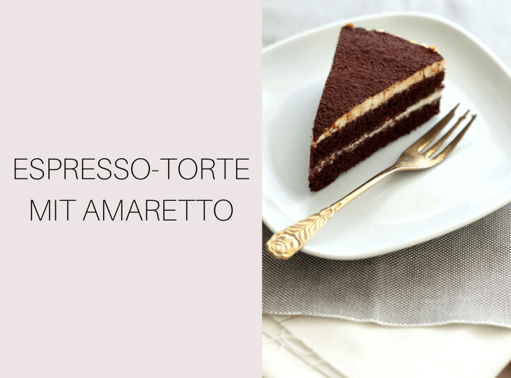 Espressotorte mit Amaretto | bäckerina.de