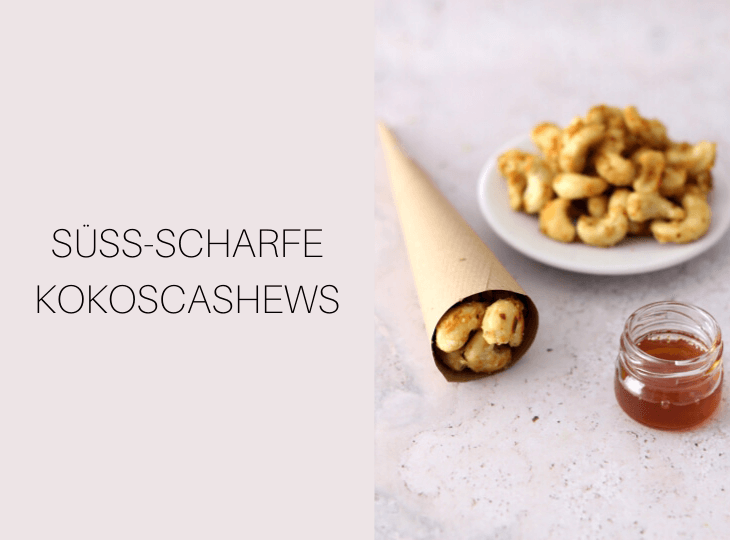 Snack Rezept süß-scharfe Cashews | bäckerina.de