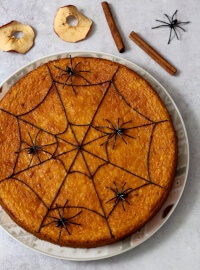 Halloween Kuchen mit Spinnennetz | bäckerina.de