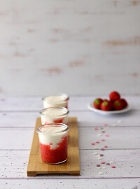 Erdbeer Dessert im Glas | bäckerina.de