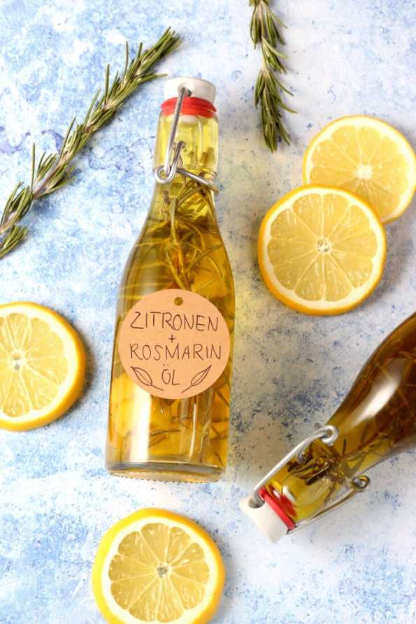 Zitronen Rosmarin Öl Geschenk | bäckerina.de