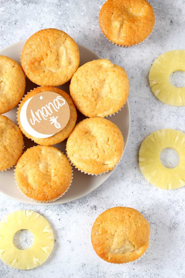 Kokos Ananas Muffins Rezept | bäckerina.de