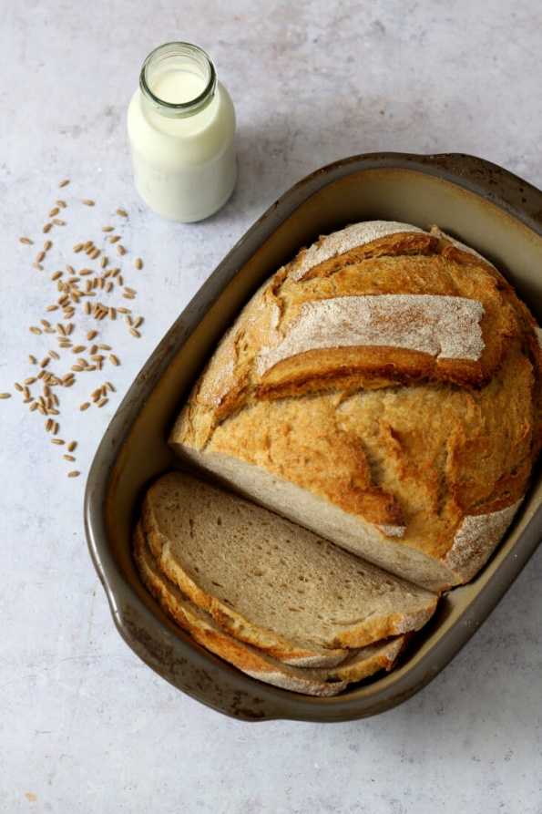 Weizen Roggen Brot mit Buttermilch - Bäckerina
