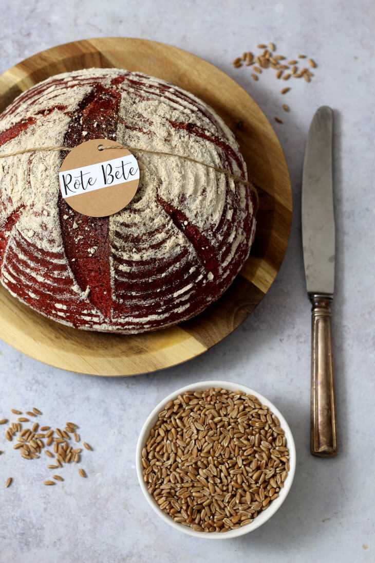 Rote Bete Brot Rezept | bäckerina.de