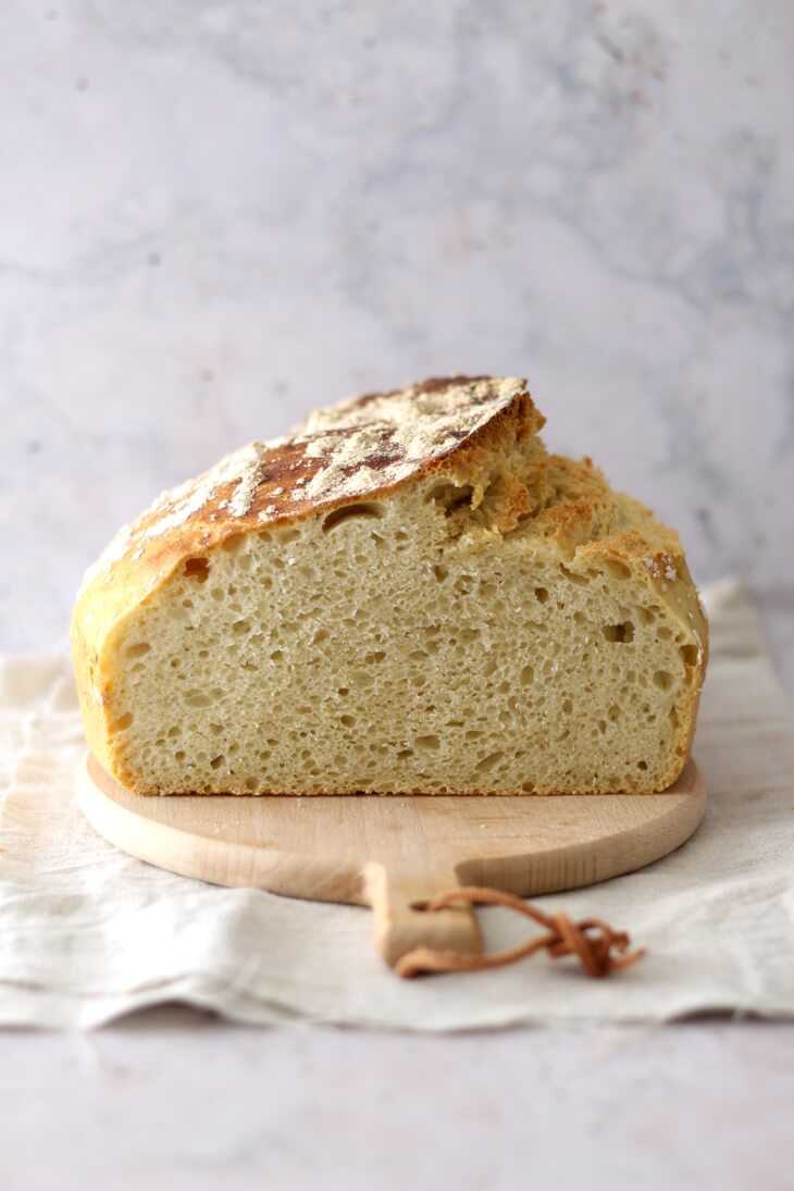 No Knead Brot Rezept aus dem Topf | bäckerina.de