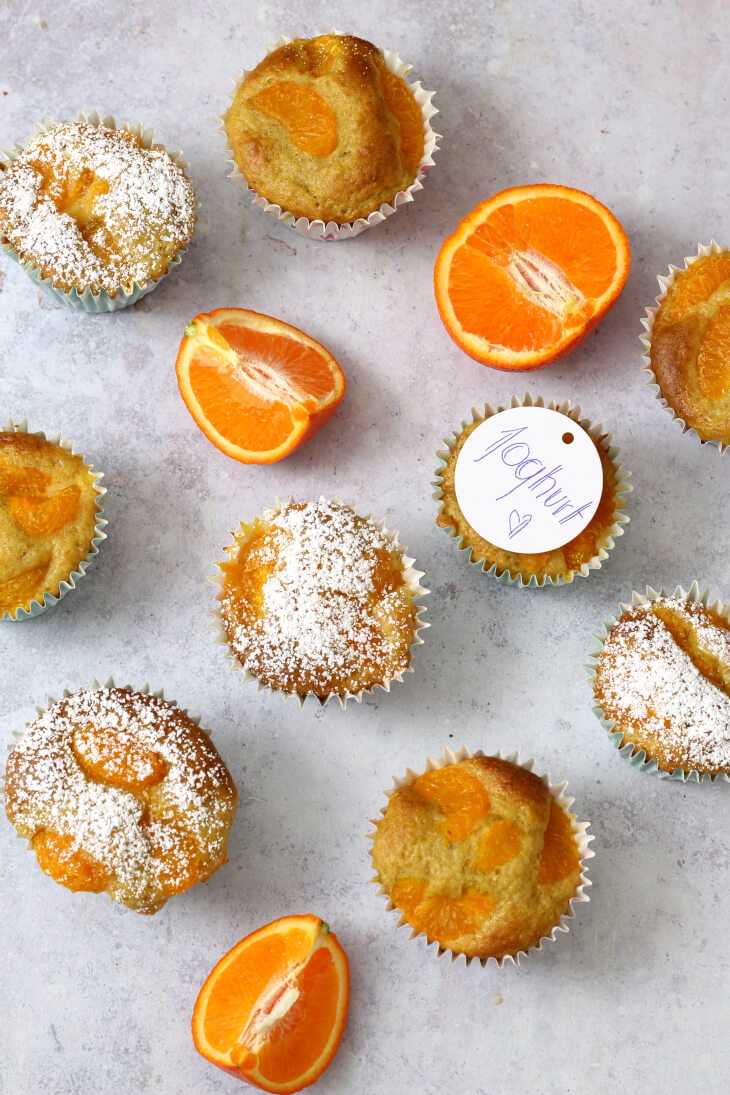 Mandarinen Muffins Rezept mit Joghurt | bäckerina.de