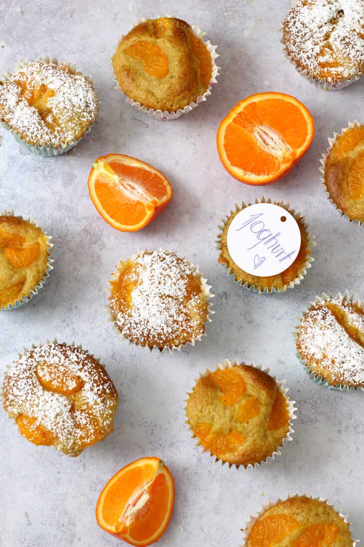 Mandarinen Muffins Rezept mit Joghurt | bäckerina.de