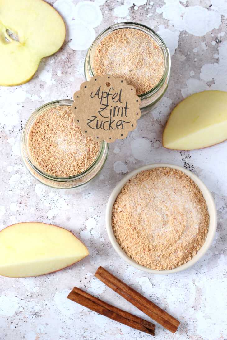Apfel Zimt Zucker selbst machen Rezept | bäckerina.de